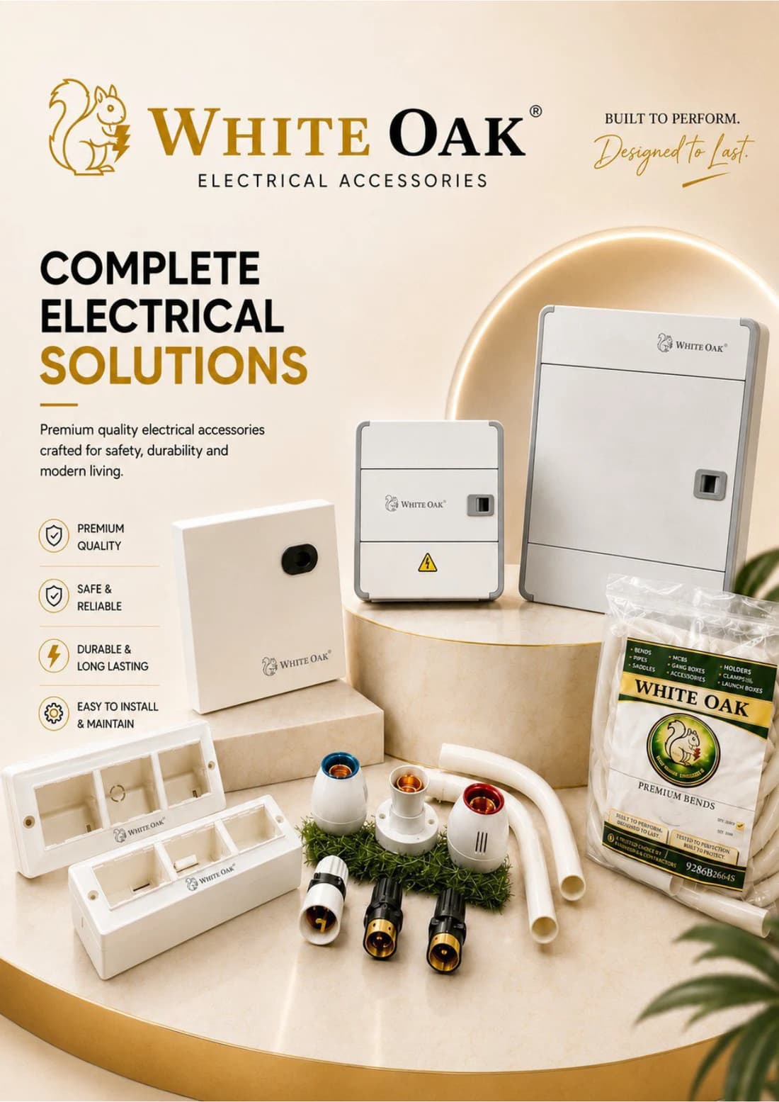WHITE OAK complete electrical solutions catalogue cover